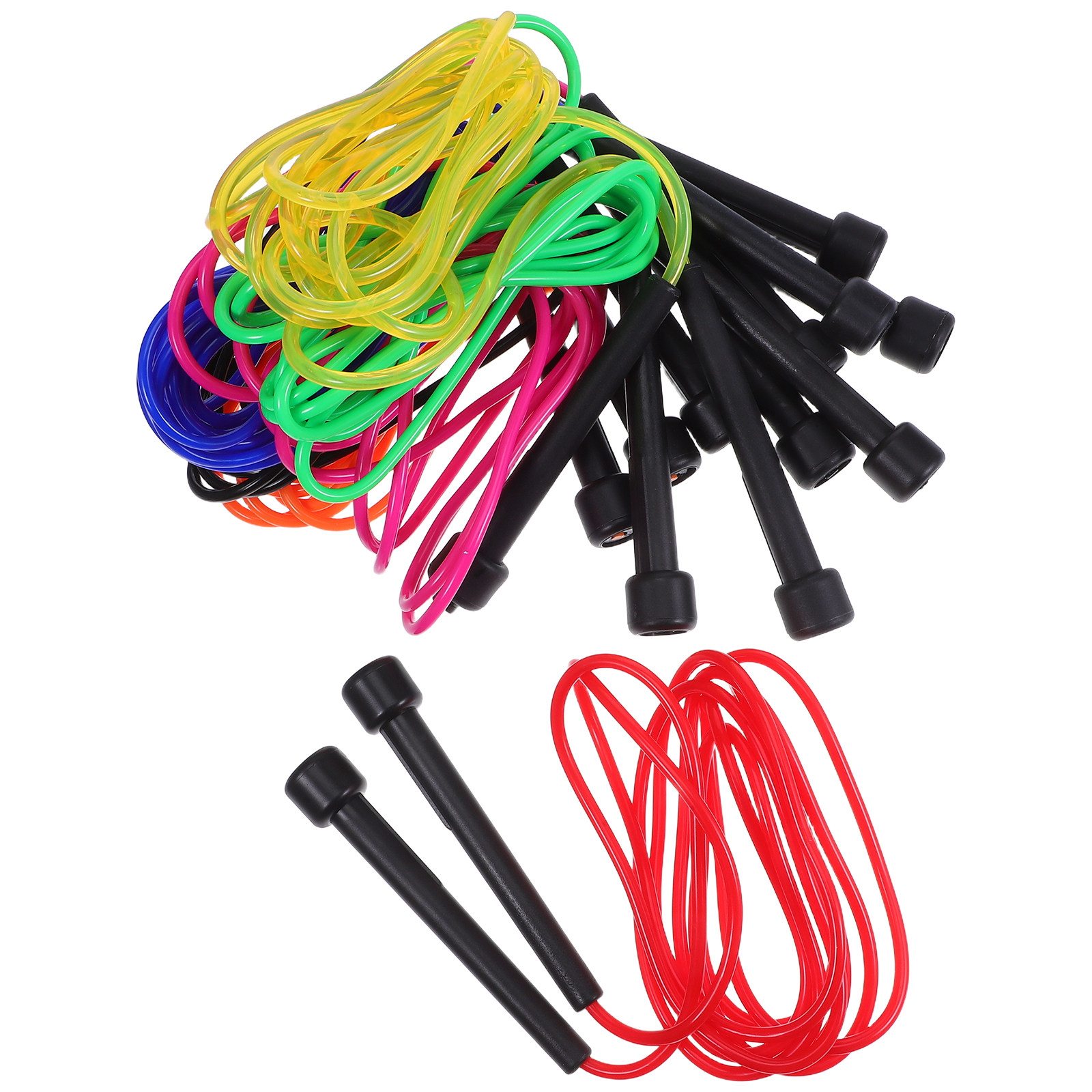Jump Rope Speed Bearing - 7Pcs Adjustable Fitness Jump Rope PVC