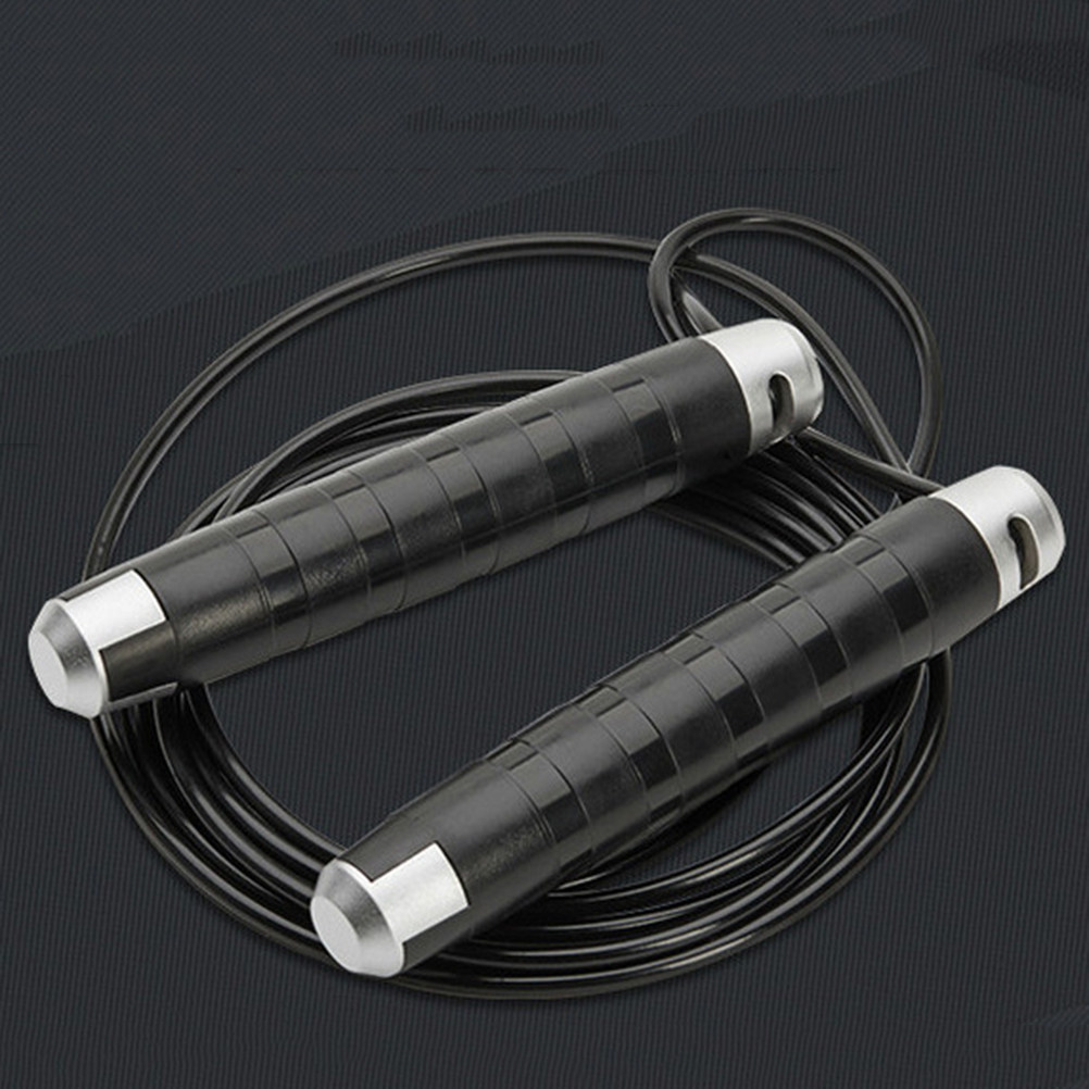 Black Steel Cable Jump Rope Be - Jump Rope Speed Bearing avis et prix