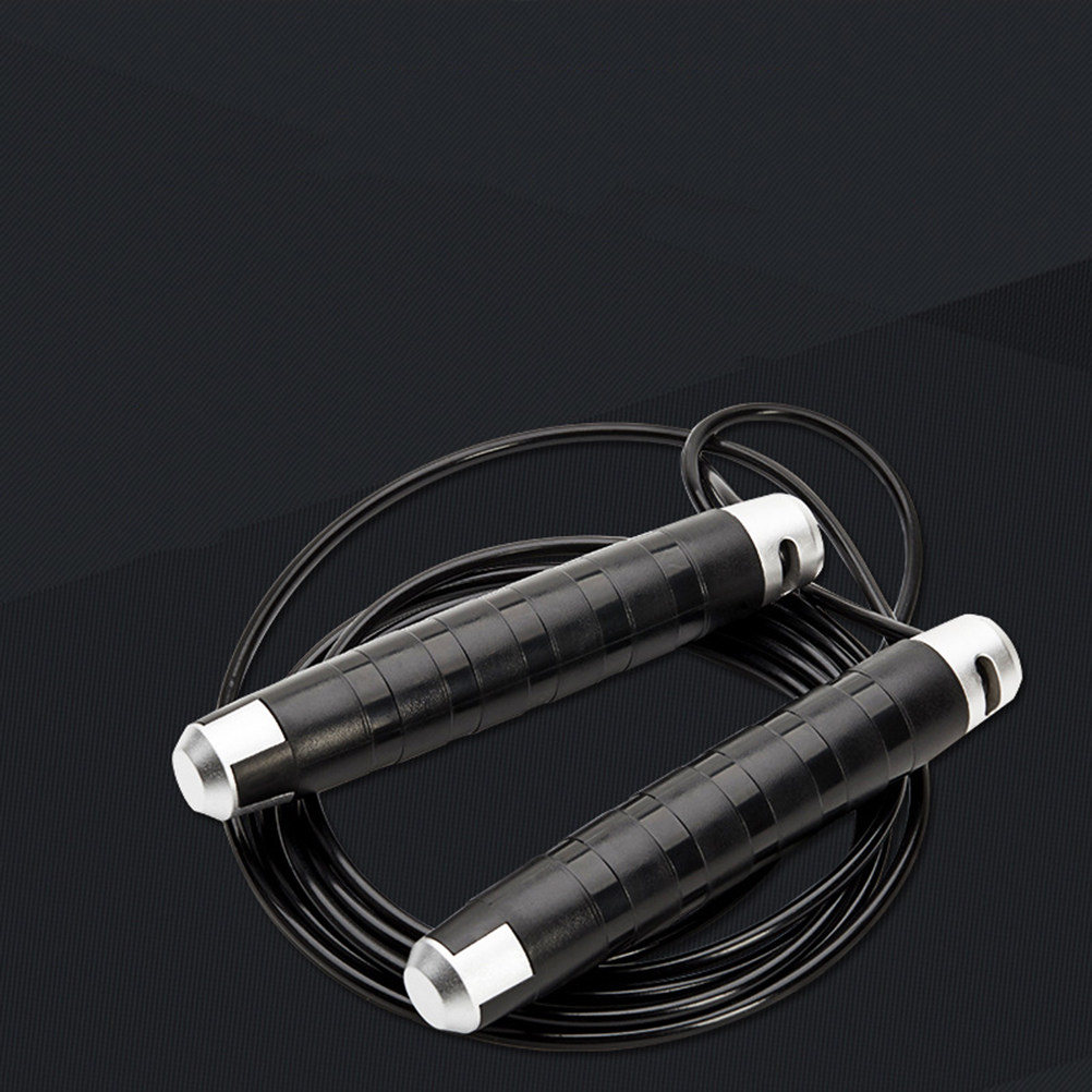 Black Steel Cable Jump Rope Be - Jump Rope Speed Bearing avis et prix