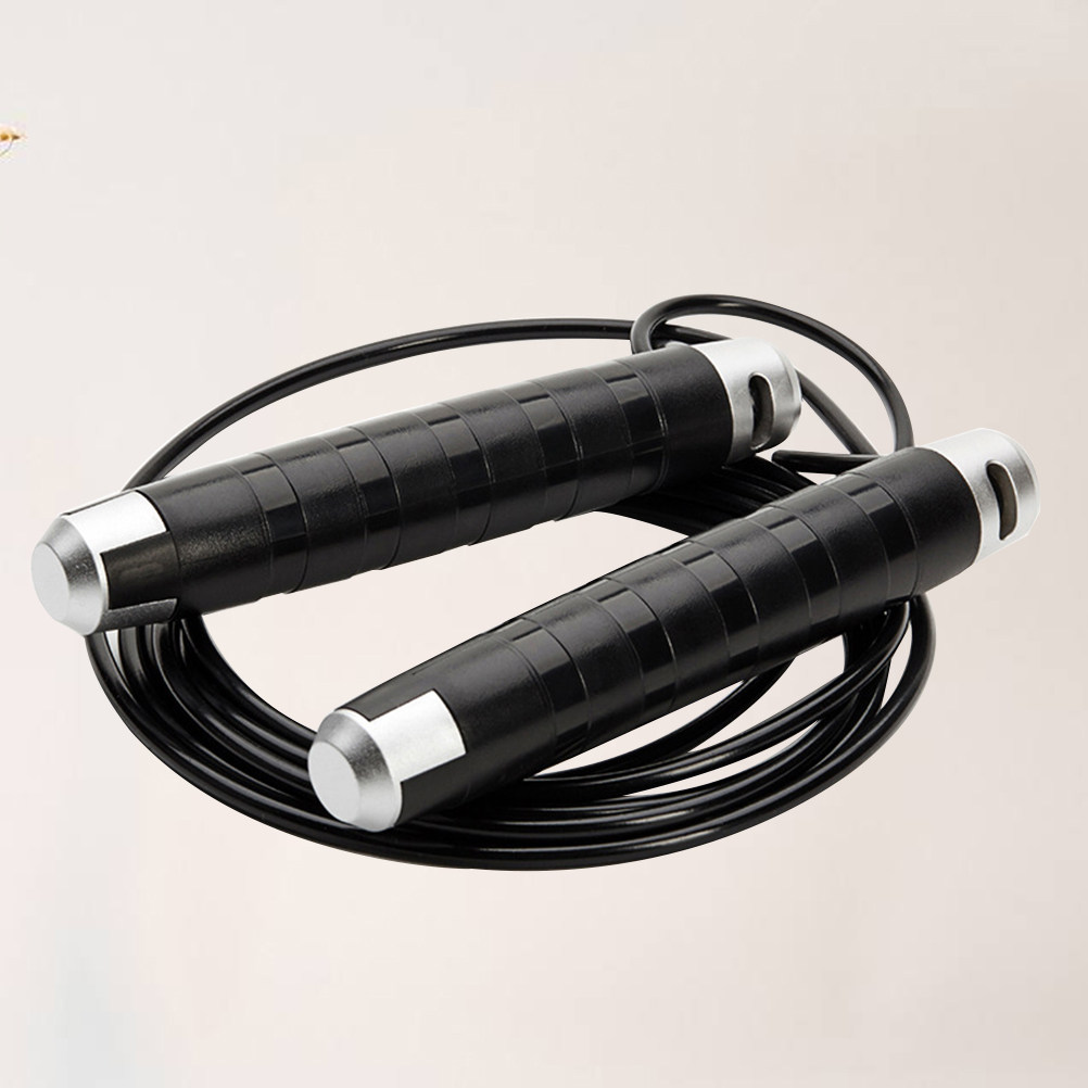 Black Steel Cable Jump Rope Be - Jump Rope Speed Bearing avis et prix