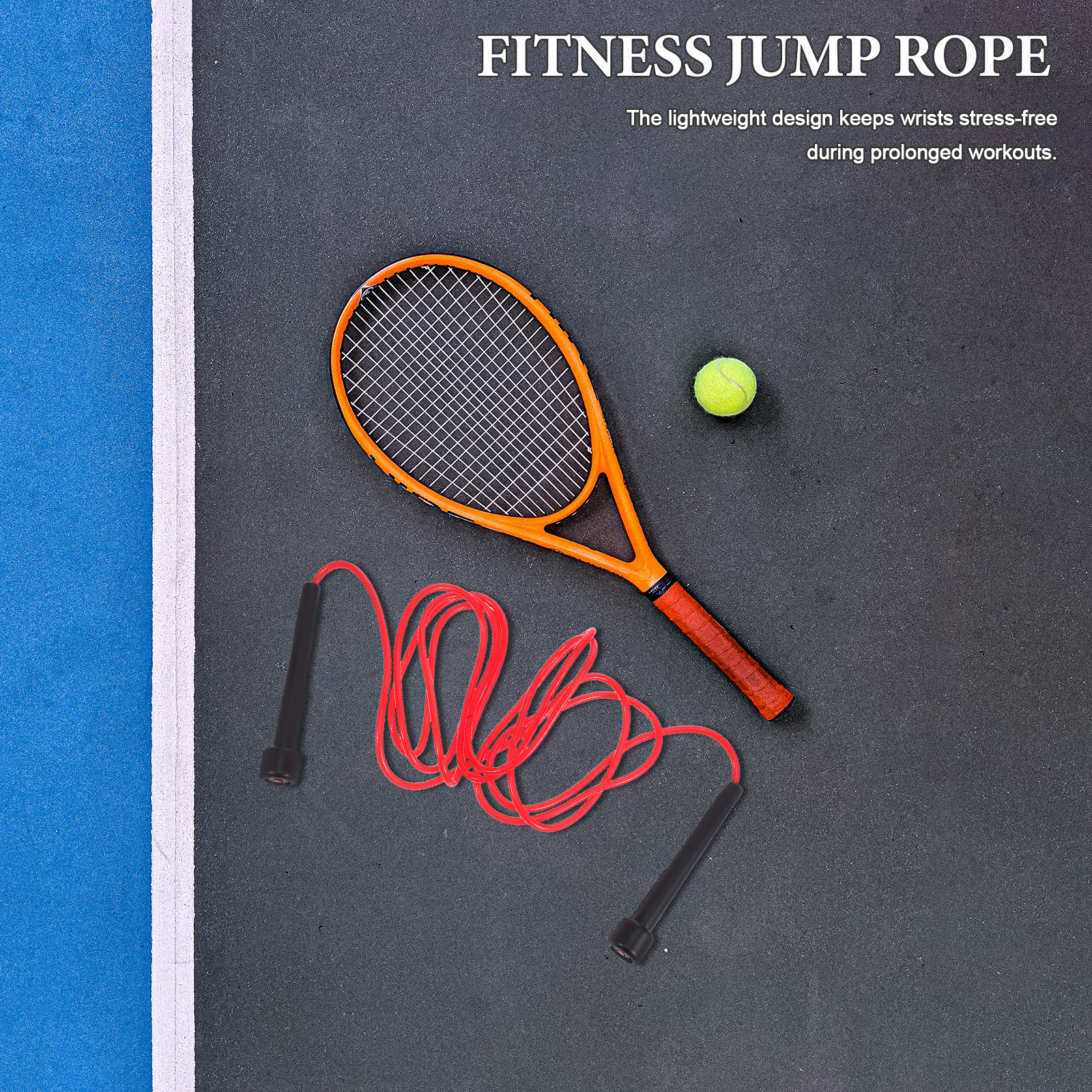 7Pcs Adjustable Fitness Jump R - Jump Rope Speed Bearing avis et prix