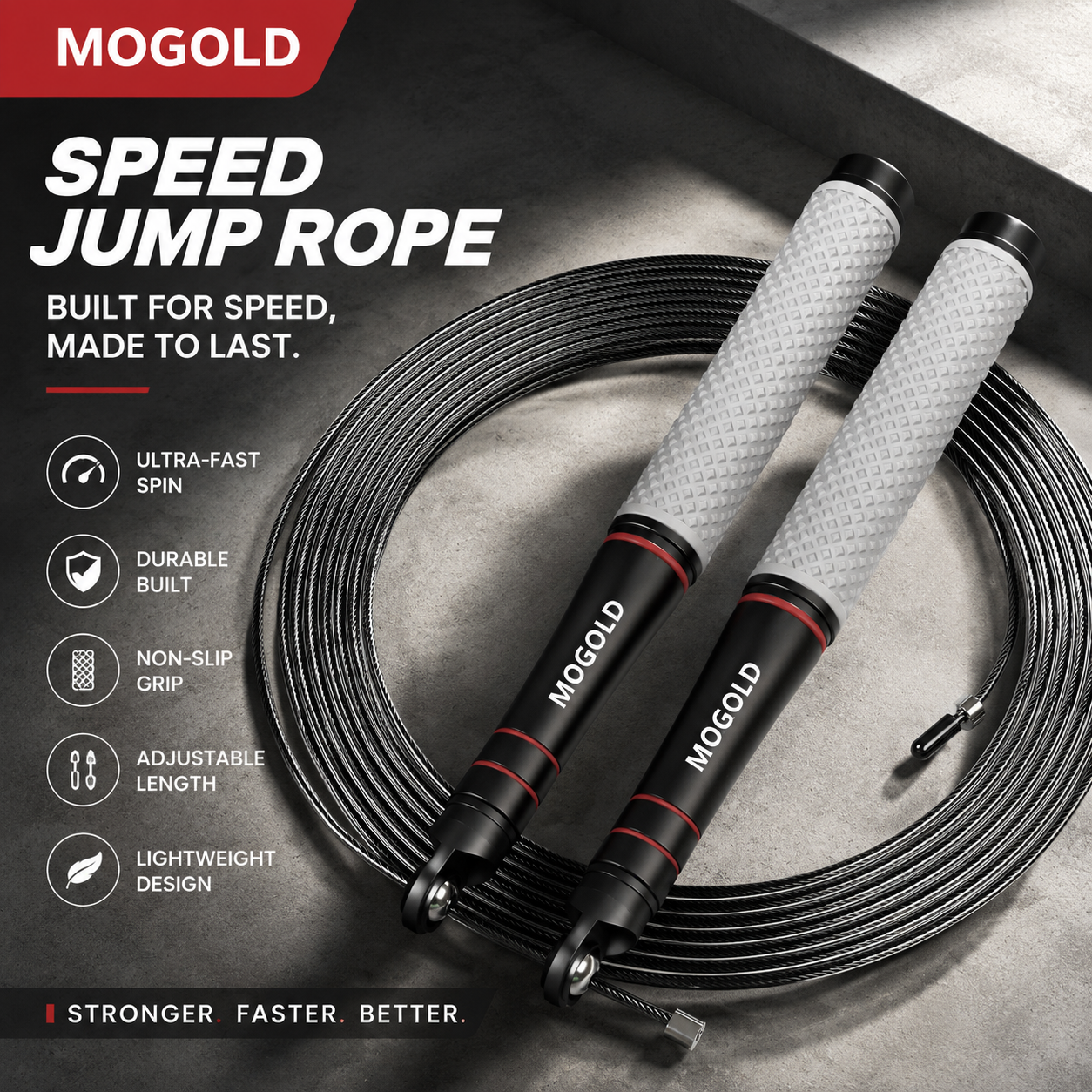 Speed Jump Rope, Heavy-Duty Ad - Jump Rope Speed Bearing avis et prix