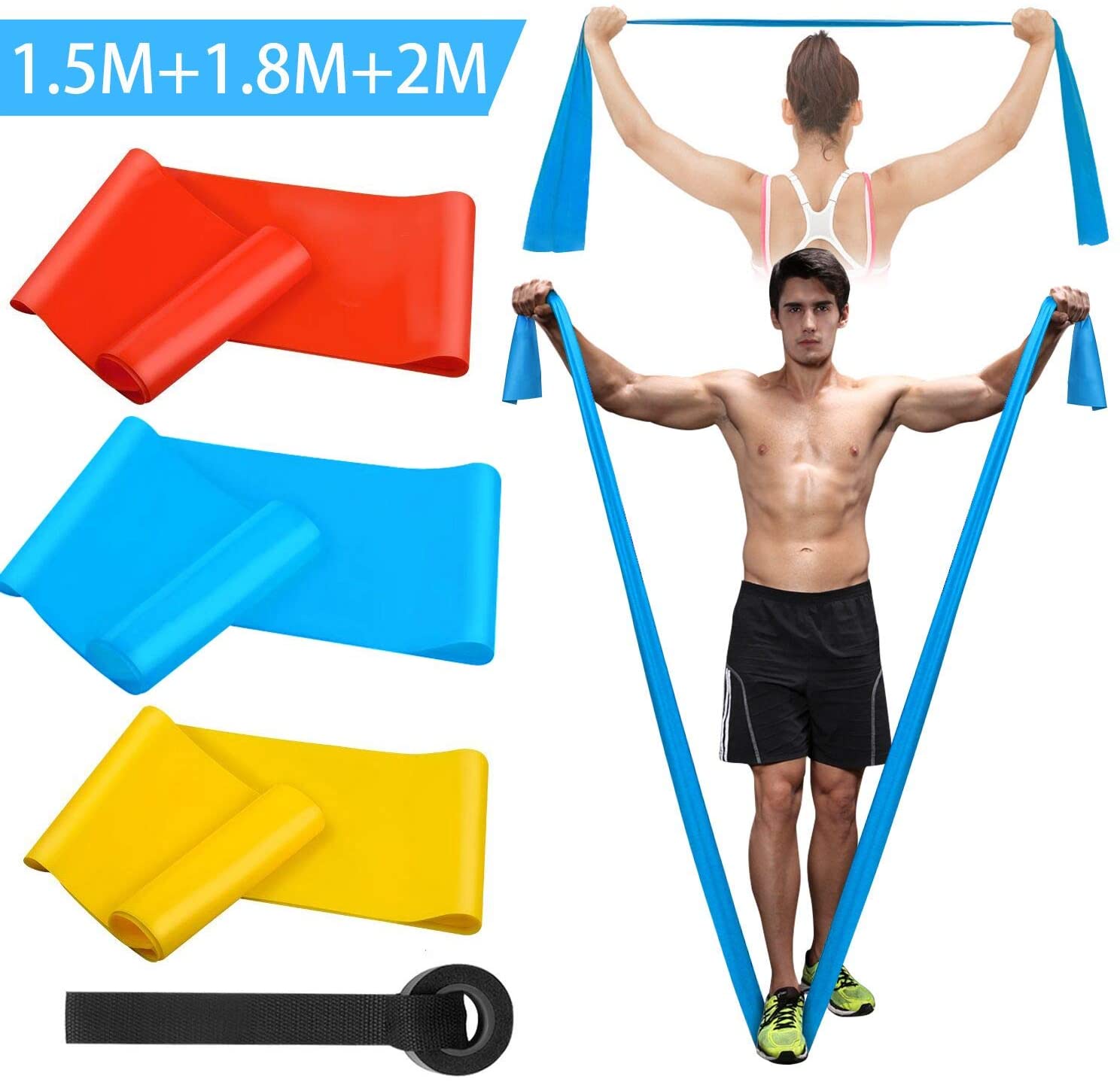 Elastic Fitness Bands 3Pcs Res - Crossfit Equipment avis et prix