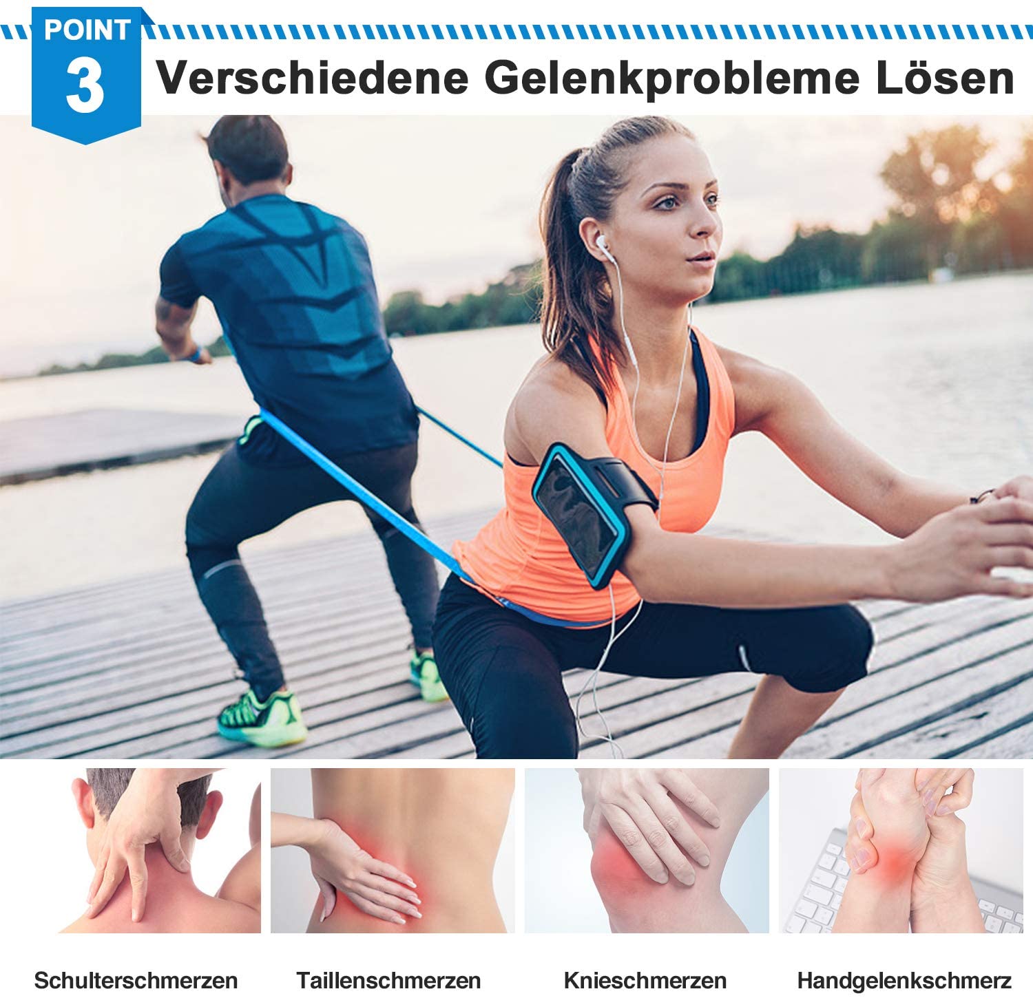 Elastic Fitness Bands 3Pcs Res - Crossfit Equipment avis et prix