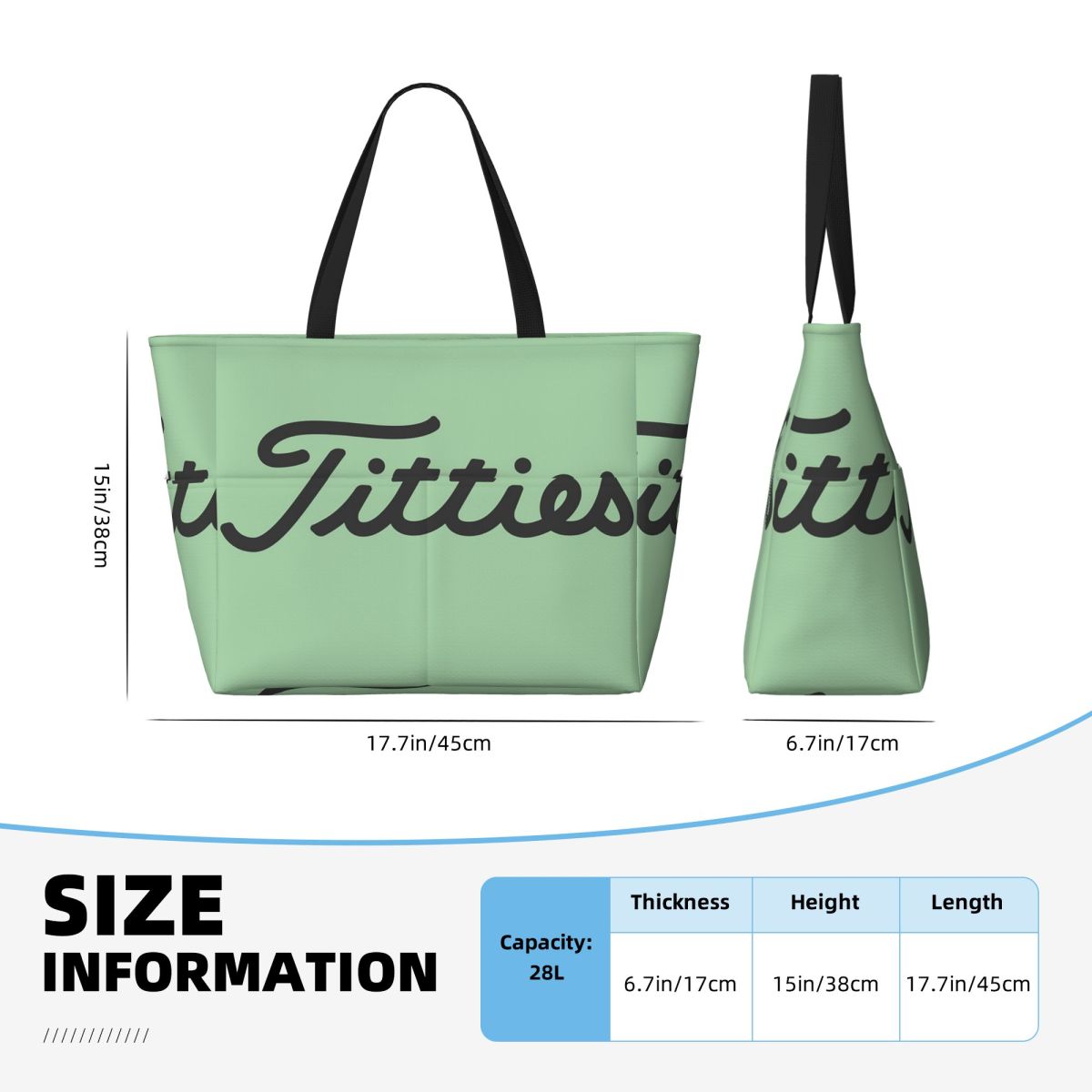 Titties Golf Ball Beach Tote B - Crossfit G avis et prix
