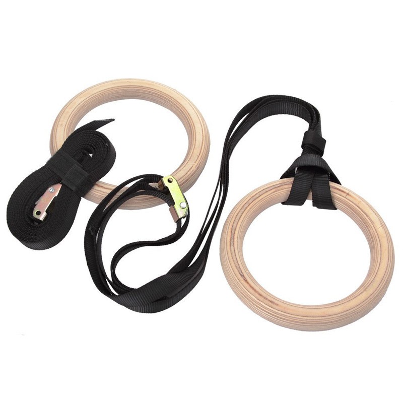 Fitness Gymnastic Rings with A - Gymnastic Ring Wood avis et prix