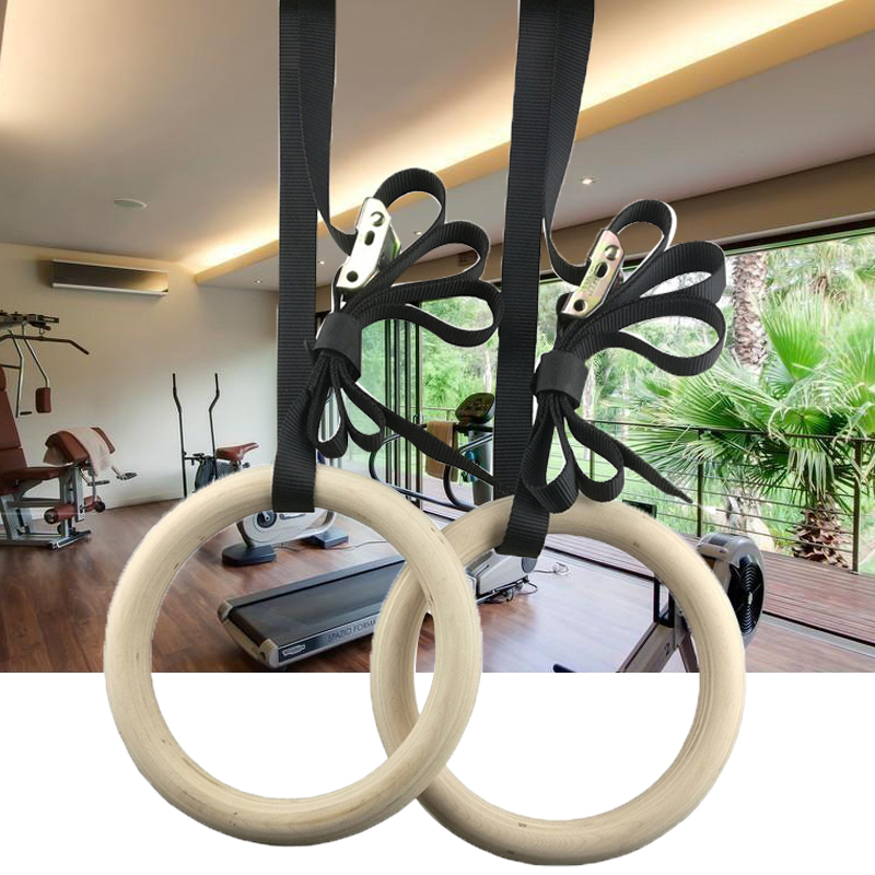 Fitness Gymnastic Rings with A - Gymnastic Ring Wood avis et prix