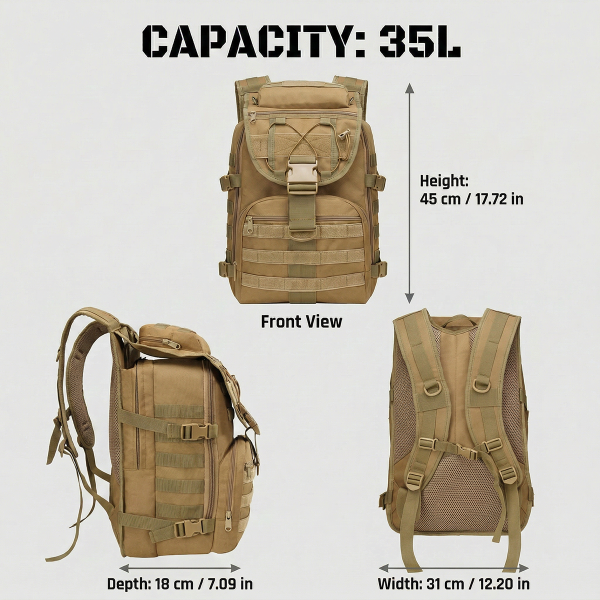 35L Gym Training Backpack for  - Crossfit G avis et prix
