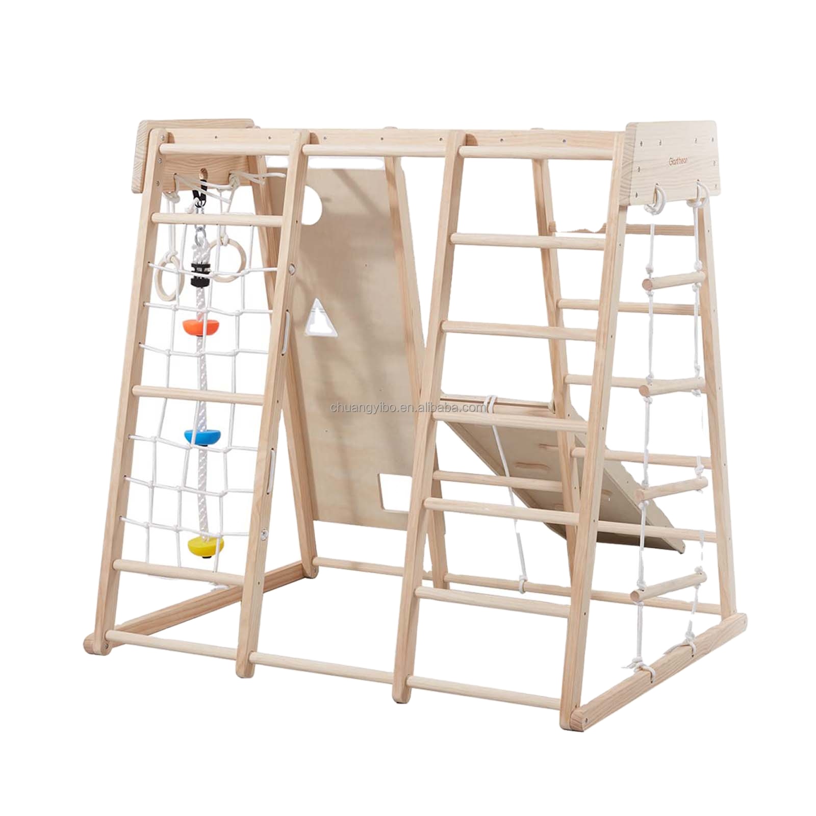 Indoor Playground Jungle Gym T - Gymnastic Ring Wood avis et prix