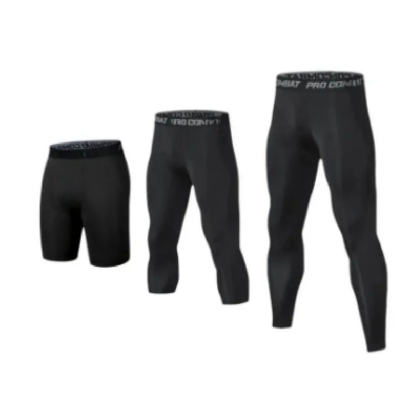 Men Running Leggings Quick Dry - Crossfit Ga avis et prix