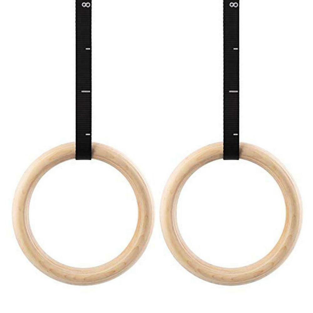 Wooden Gymnastic Rings 28/32mm - Gymnastic Ring Wood avis et prix