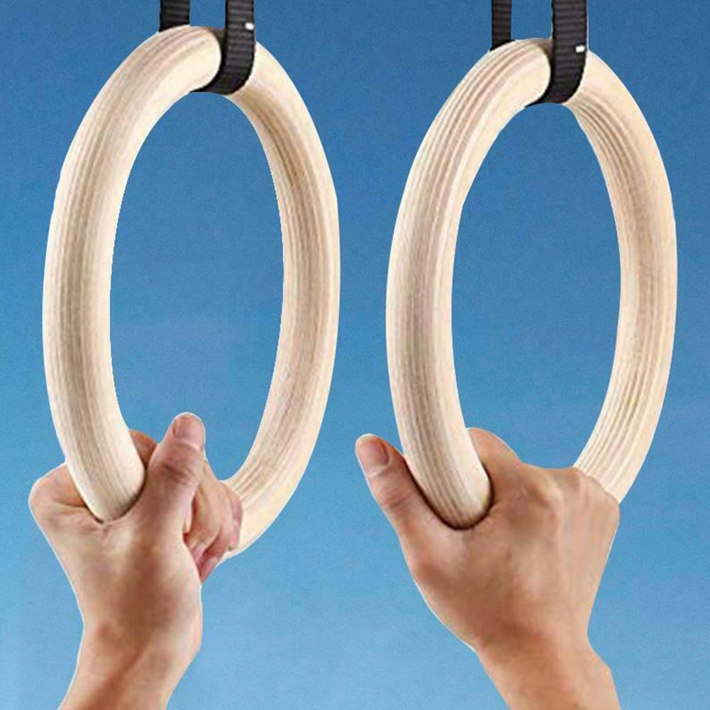 Wooden Gymnastic Rings 28/32mm - Gymnastic Ring Wood avis et prix