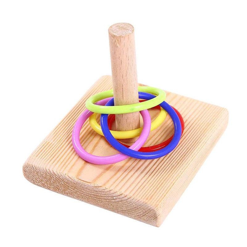 Bird Training Ring Toy Parrot  - Gymnastic Ring Wood avis et prix