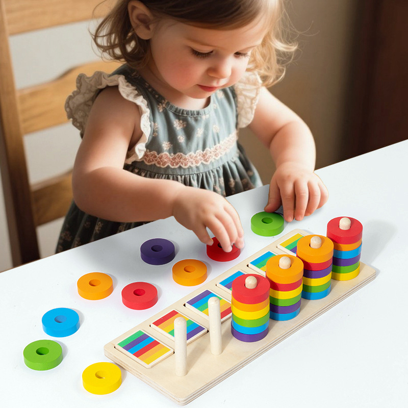 Montessori Memory Training Col - Gymnastic Ring Wood avis et prix