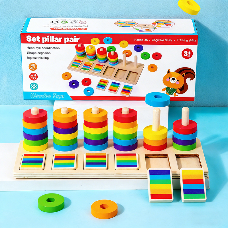 Montessori Memory Training Col - Gymnastic Ring Wood avis et prix