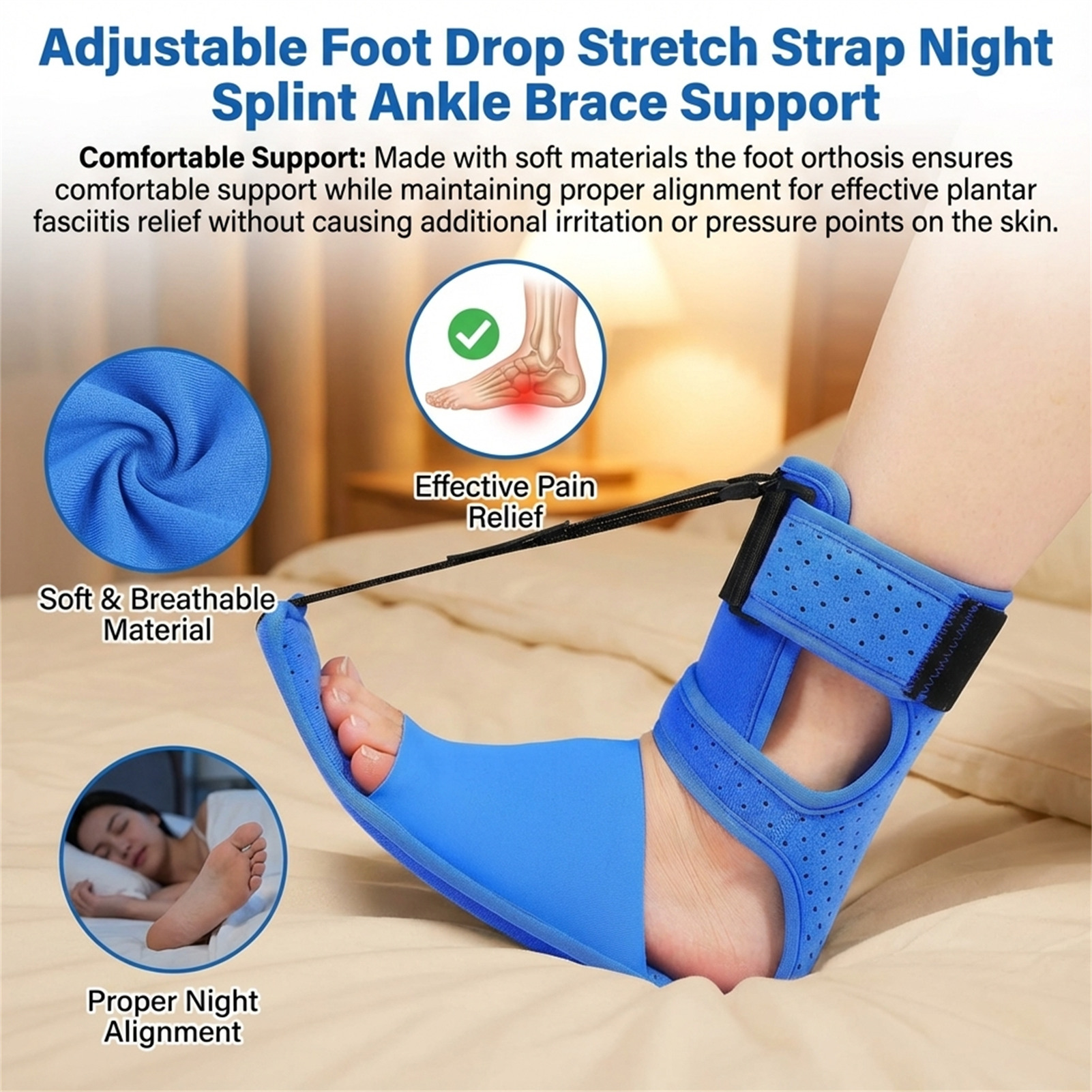 Night Splint Ankle Brace Foot  - Ankle Mobility Band avis et prix