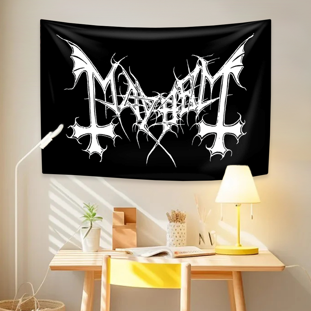 Mayhem Death Rock Band Tapestr - Crossfit Mayhem avis et prix